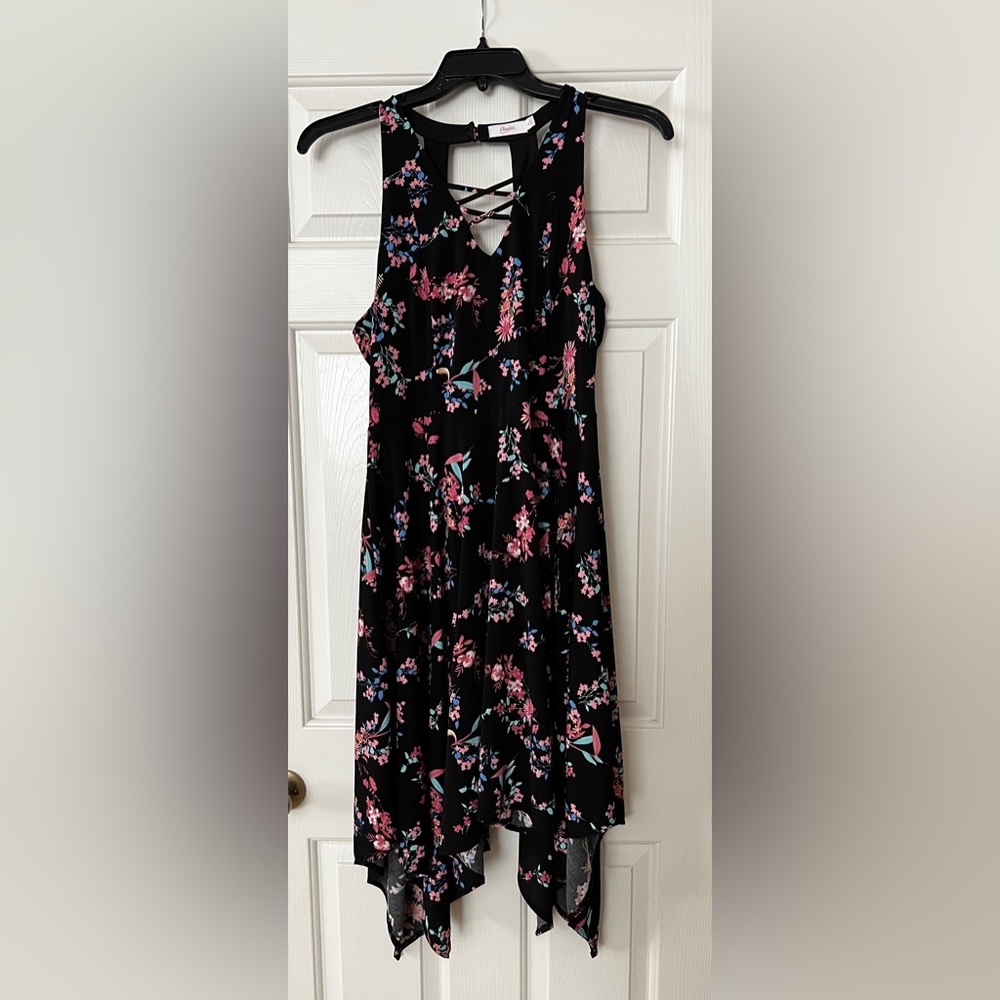 Black/floral Candies Dress XL